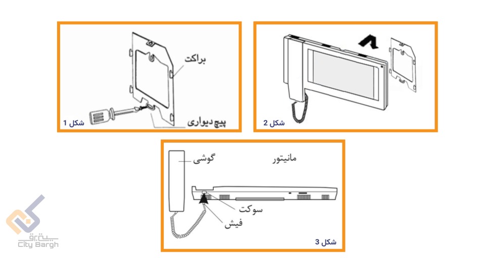 مانیتور 7 اینچ سیماران مدل 73M