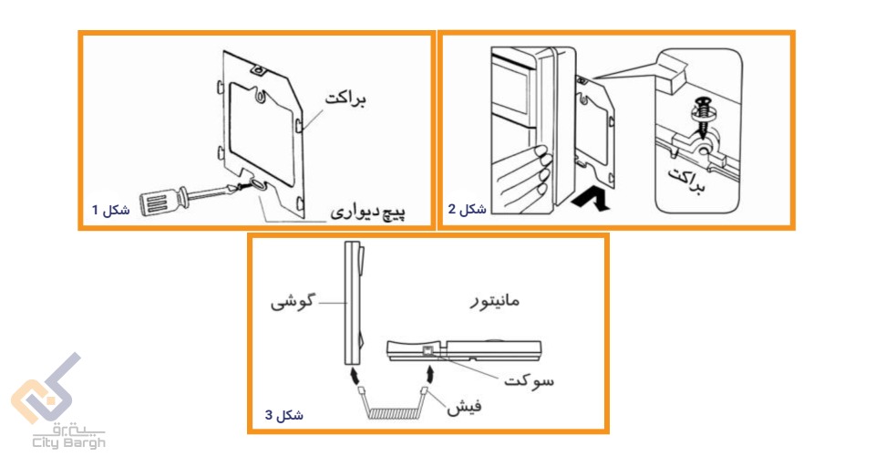 مانیتور 4/3 اینچ سیماران مدل 43FL